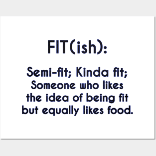 Fit (ish) Definition - Gym Fitness Posters and Art